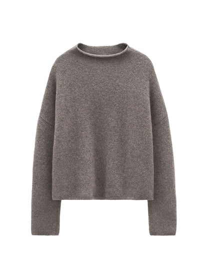 mika yak funnel neck sweater