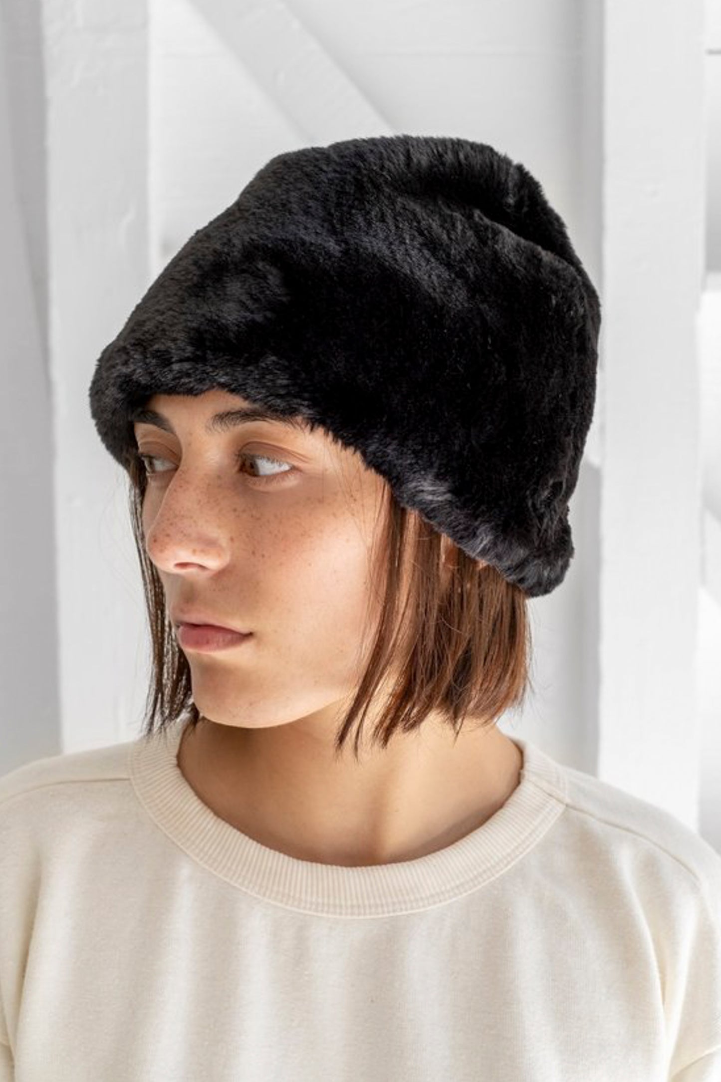 FAUX FUR TOQUE