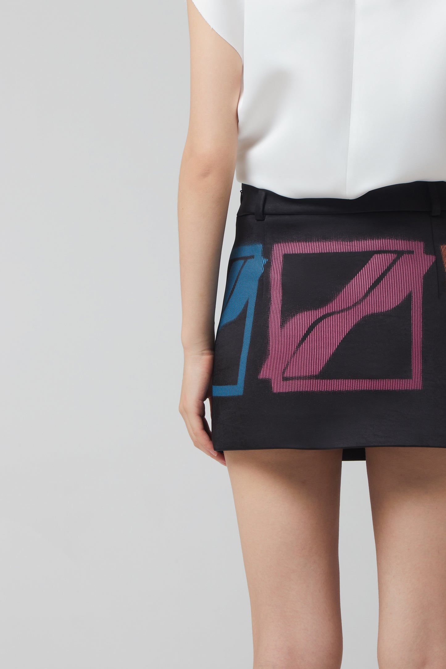 MULTI LOGO MINI SKIRT