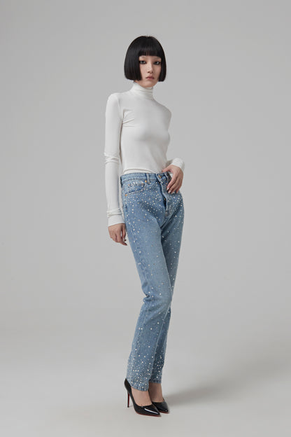 CRYSTALLIZED DENIMJEANS