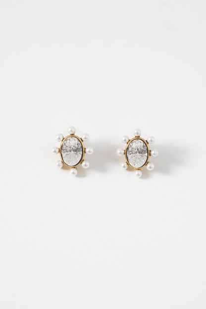 CRYSTAL STUD EARRING