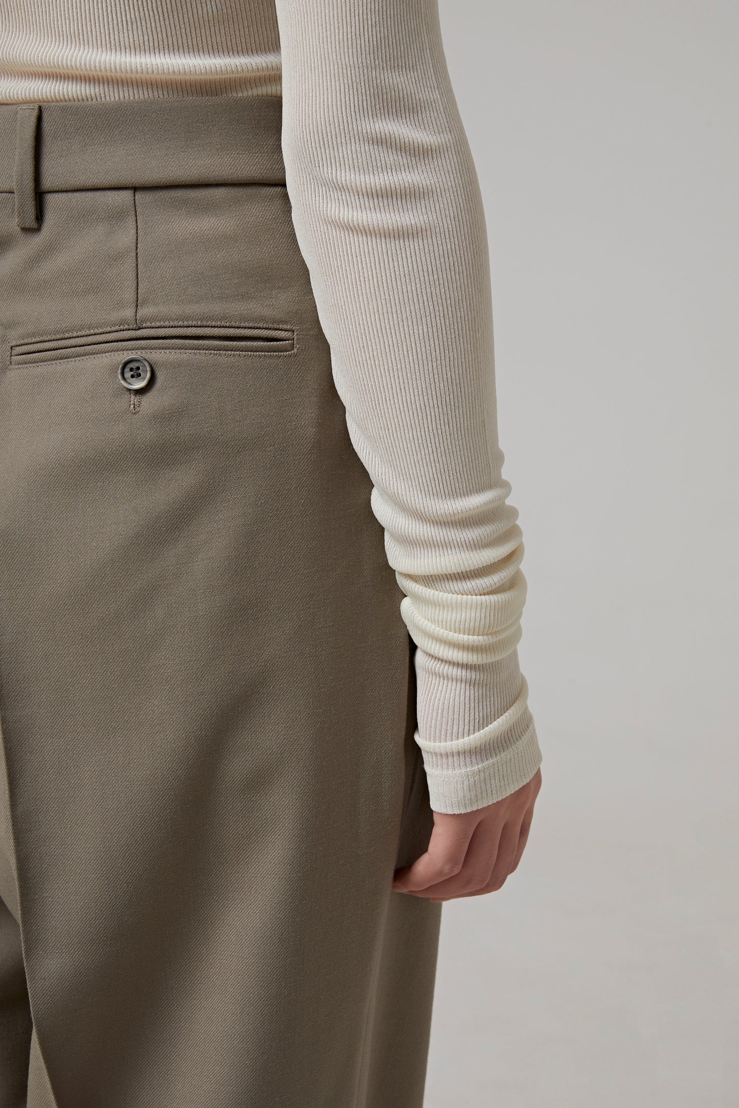 STRAIGHT FIT TROUSERS