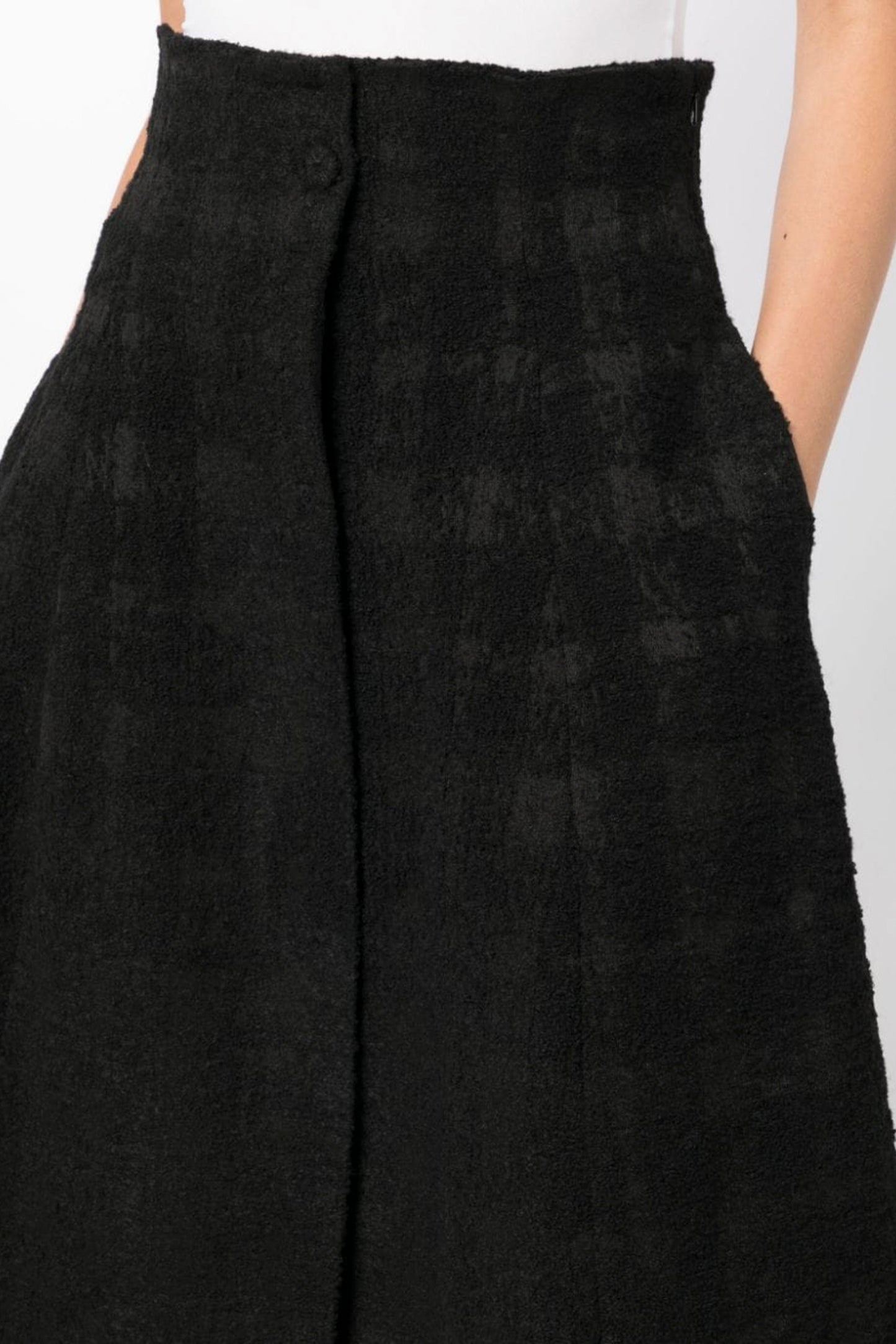 HIGH WAIST MIDI SKIRT