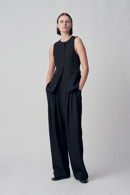 DRAPED POCKET TROUSER