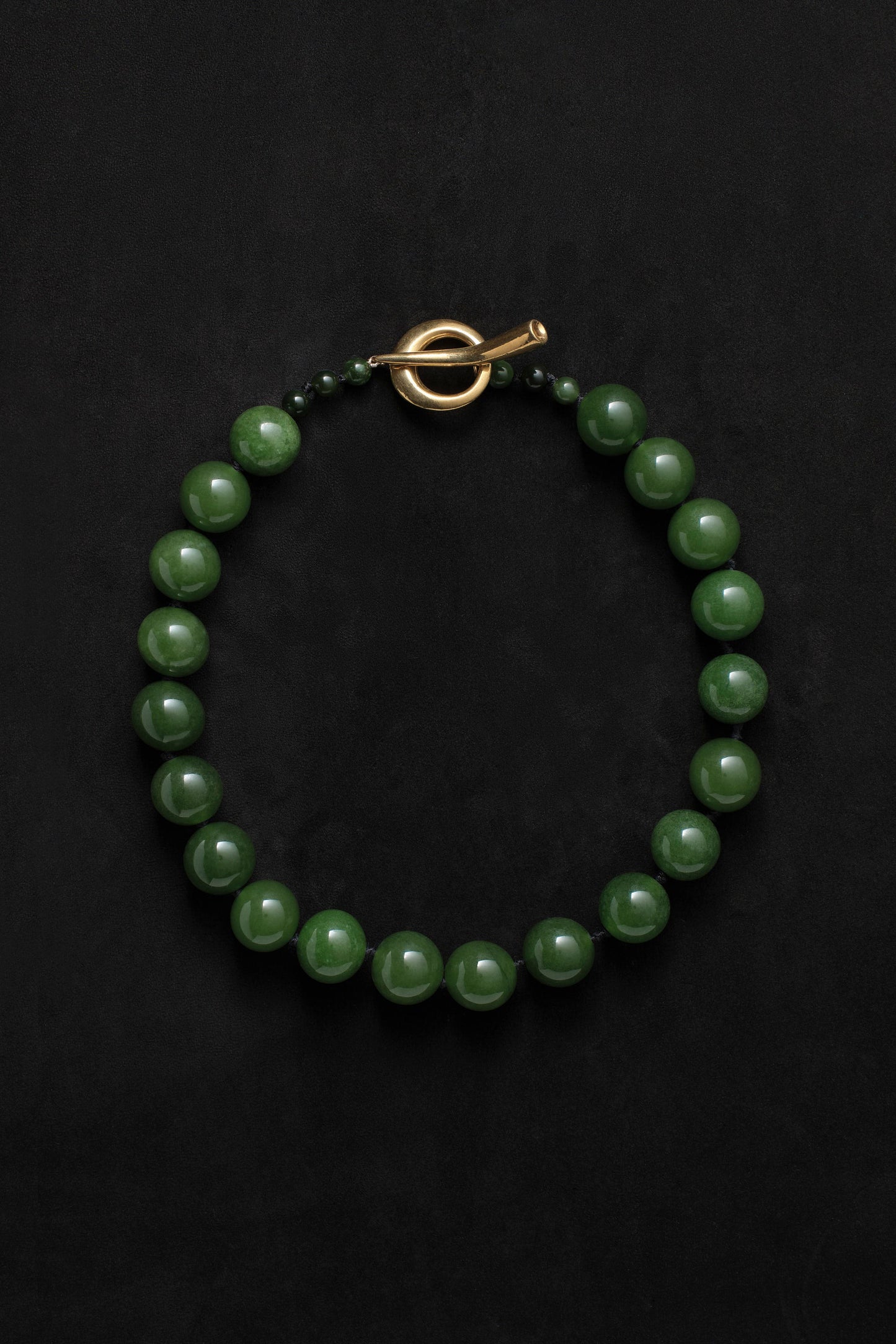 Medium Boule Collar, Jade