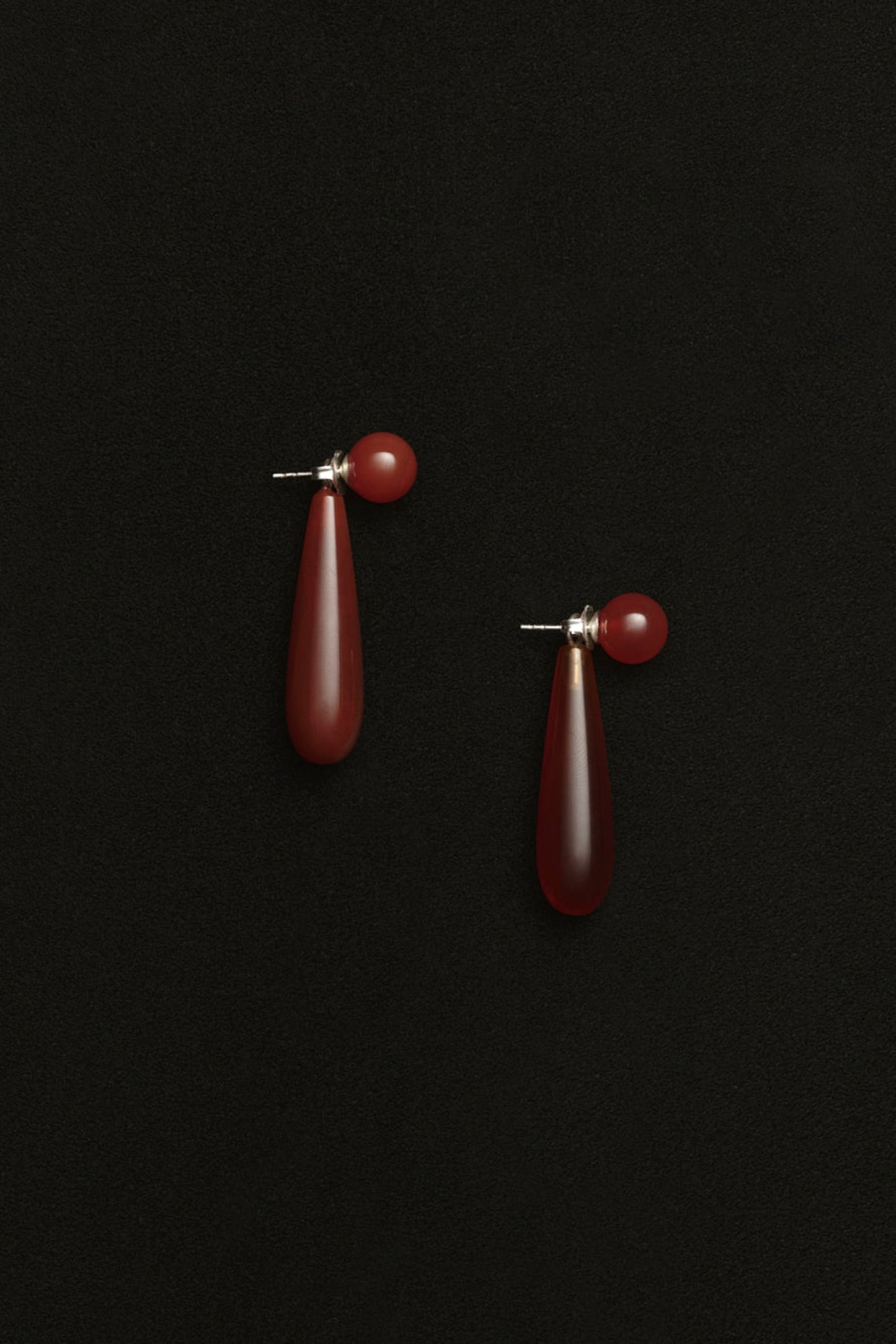 Small Angelika Earrings, Carnelian