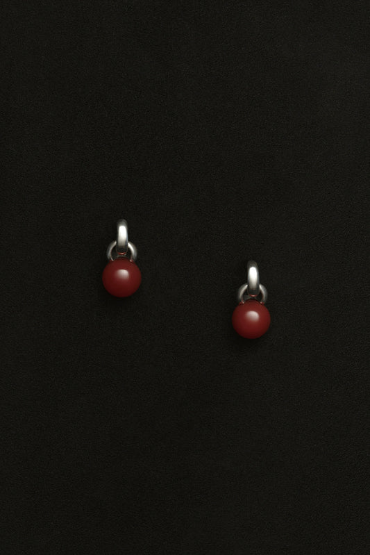 Everyday Earrings, Carnelian