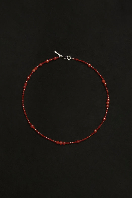 Constellation Necklace, Carnelian, 20"