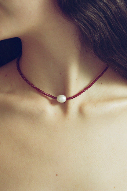 Mermaid Choker, Carnelian