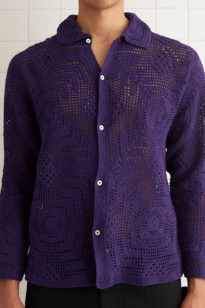 CROCHET OVERSHIRT