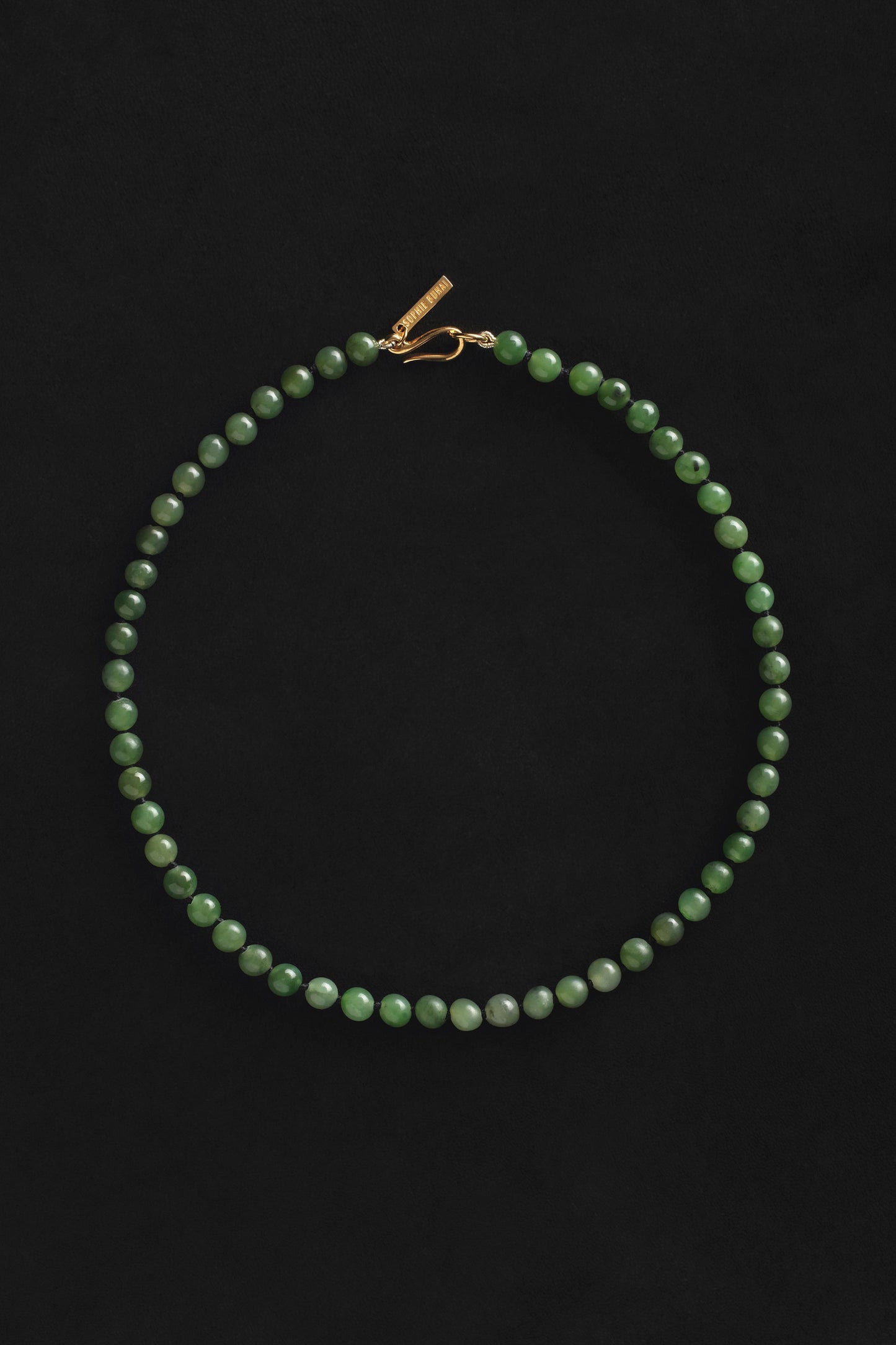 Tiny Boule Collar, Jade