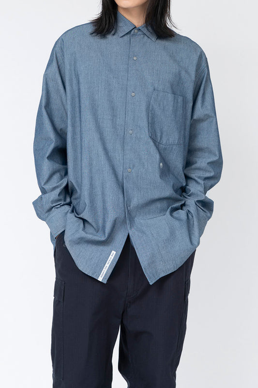 Regular Collar Chambray Shirt