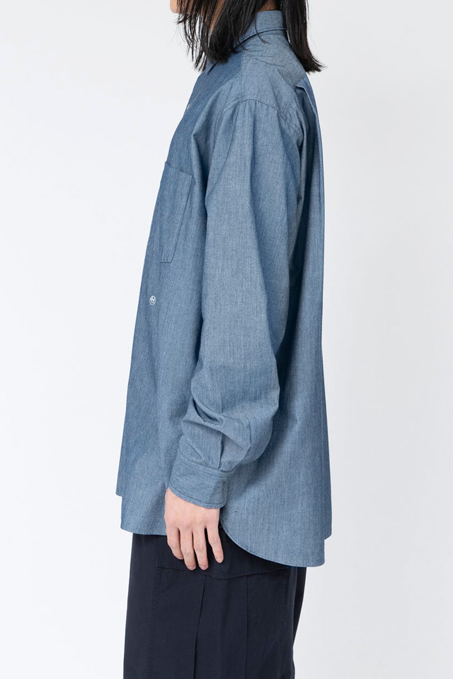 Regular Collar Chambray Shirt