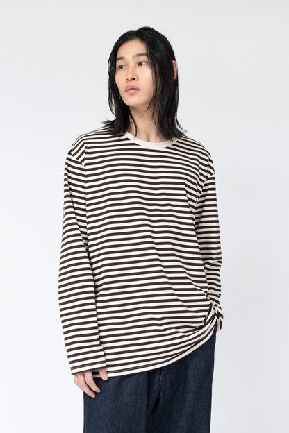 COOLMAX Stripe Jersey L/S Tee打底上衣条纹长袖T恤