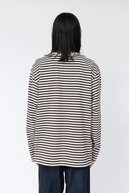 COOLMAX Stripe Jersey L/S Tee打底上衣条纹长袖T恤