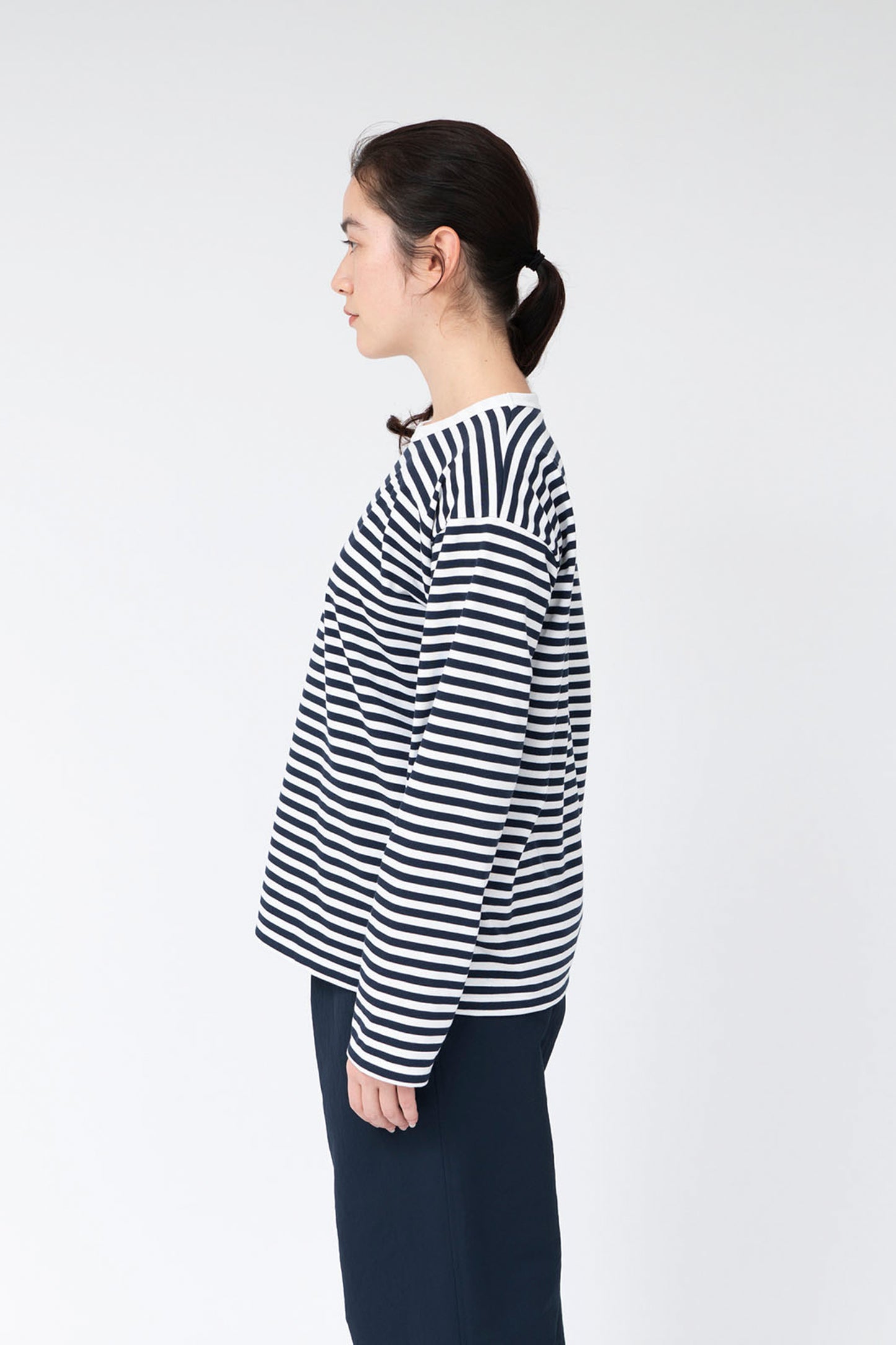 COOLMAX Stripe Jersey L/S Tee打底上衣条纹长袖T恤