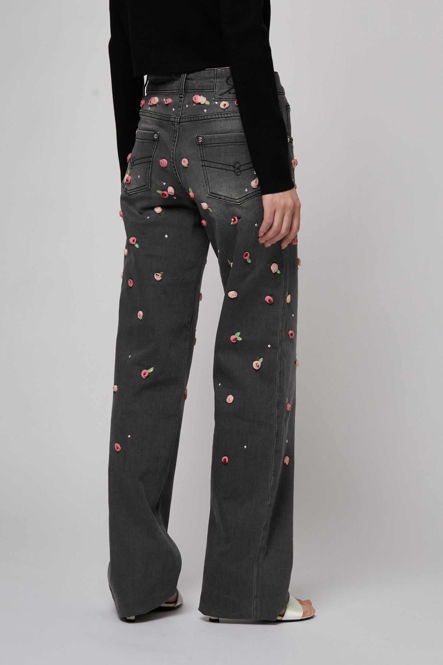 2J151A PANT DENIM EMBROID