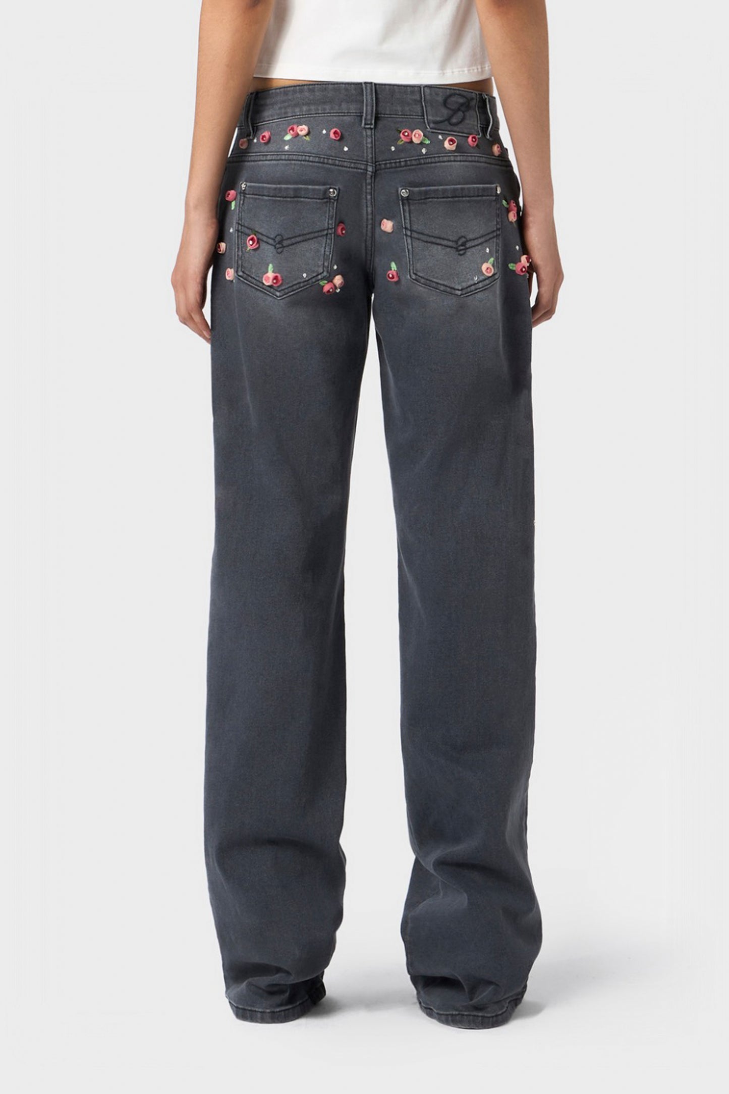 2J151A PANT DENIM EMBROID