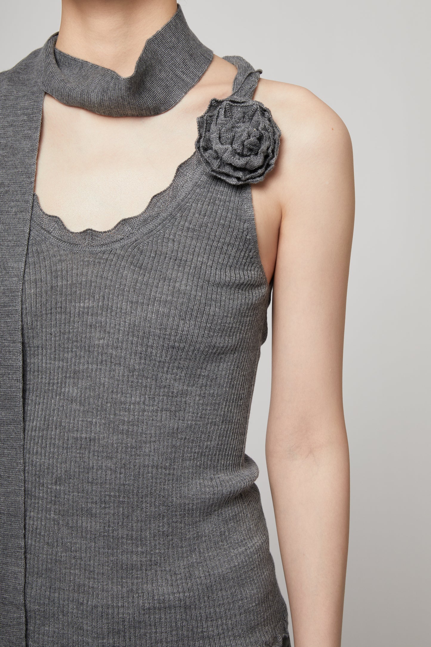 2M505A RIBBED KNIT TANK TOP