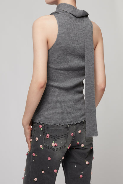 2M505A RIBBED KNIT TANK TOP