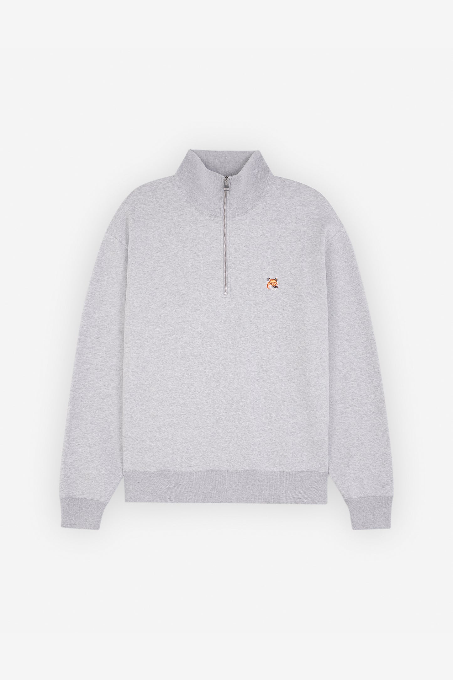 FOX HEAD PATCH COMFORT HALF ZIP SWEATSHIRT