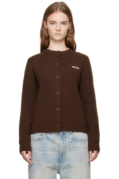 BROWN WOMENS SIMPLY CARDIGAN