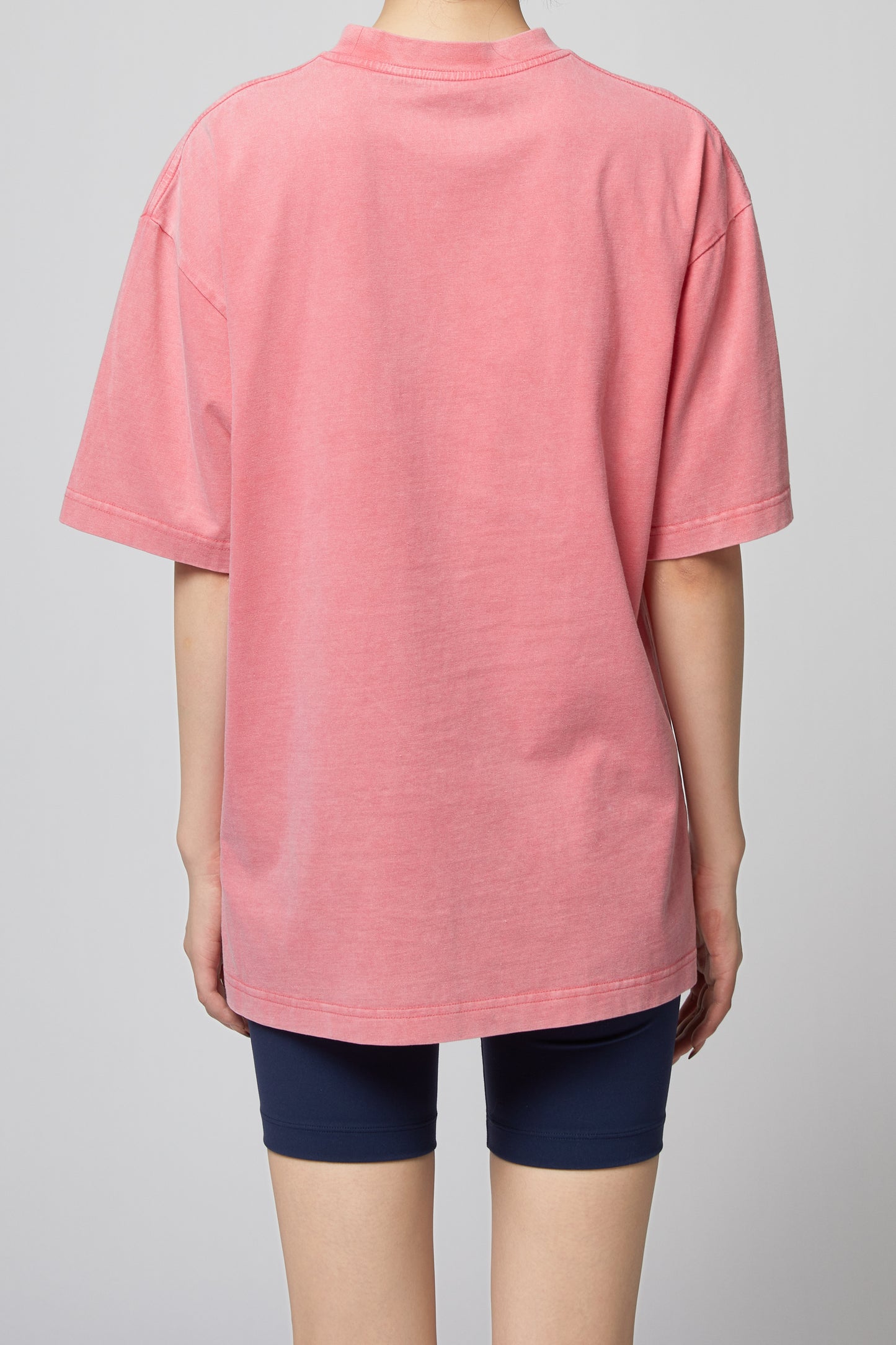 PINK VINTAGE WASHED SHORT-SLEEVED T-SHIRT