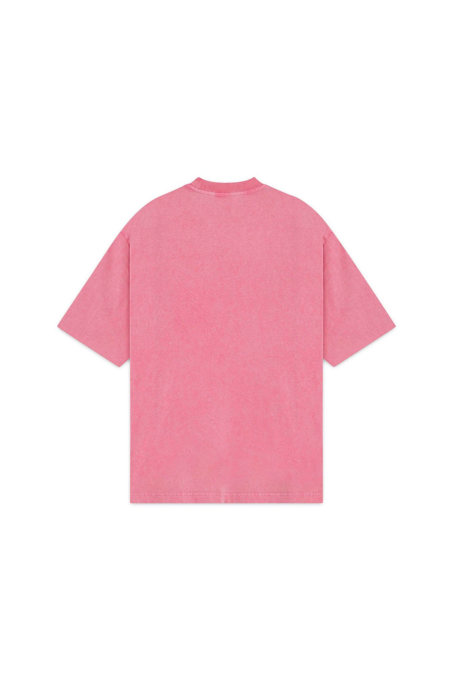 PINK VINTAGE WASHED SHORT-SLEEVED T-SHIRT