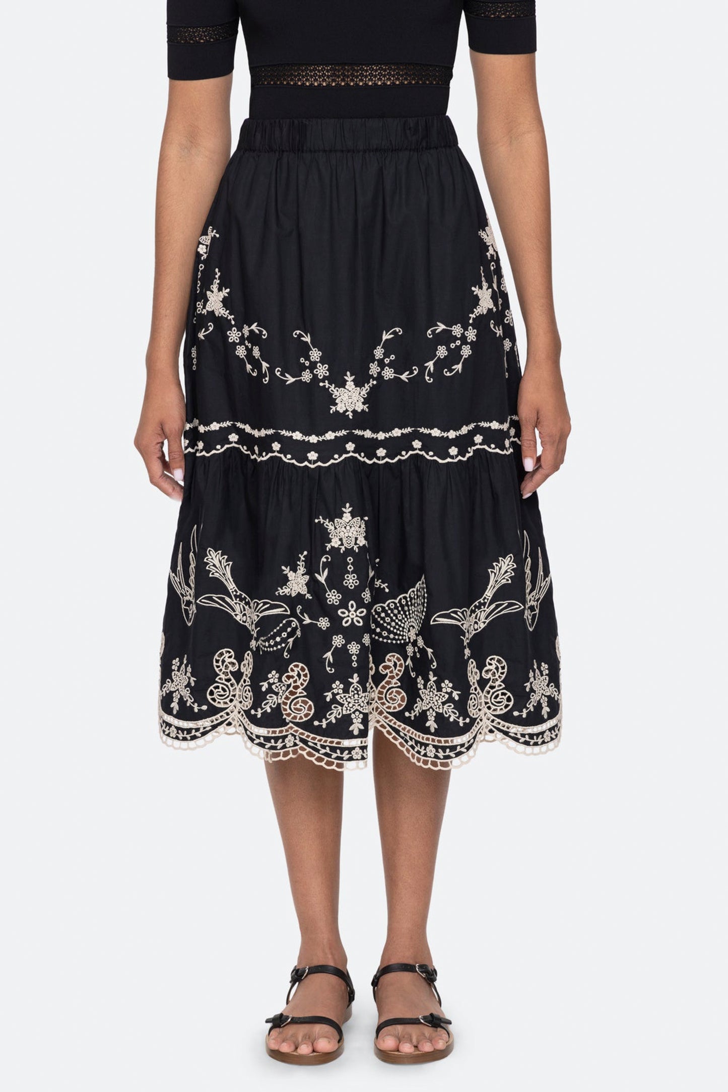 KINGSLEY EMBROIDERY SKIRT (D2)