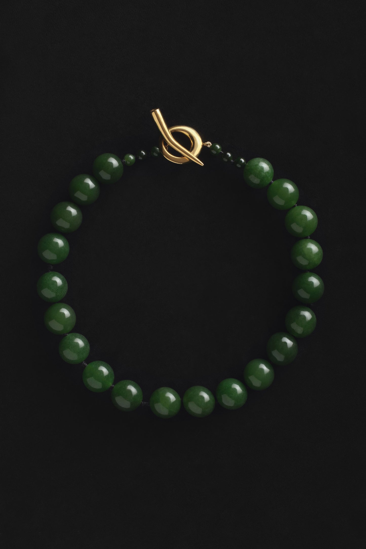 Medium Boule Collar, Jade