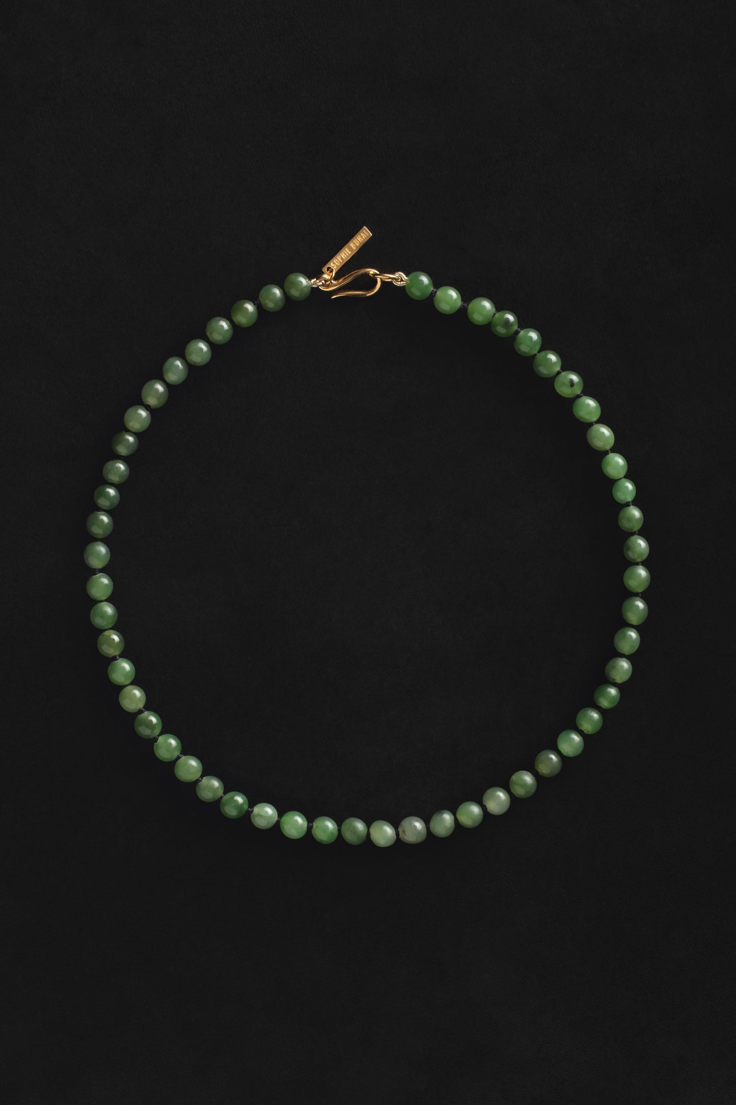 Tiny Boule Collar, Jade