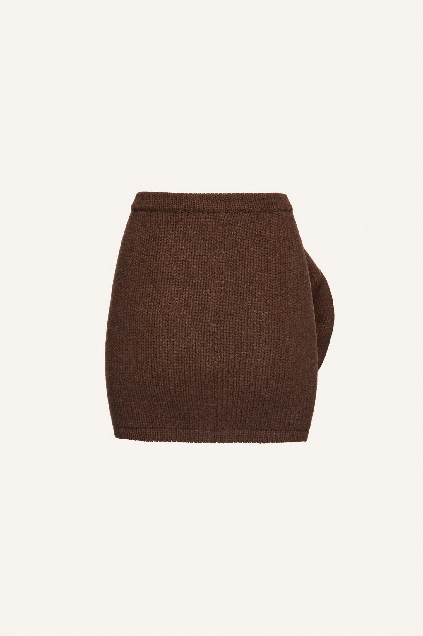 AW23 KNITWEAR 10 SKIRT BROWN