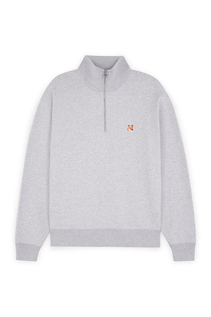 FOX HEAD PATCH COMFORT HALF ZIP SWEATSHIRT