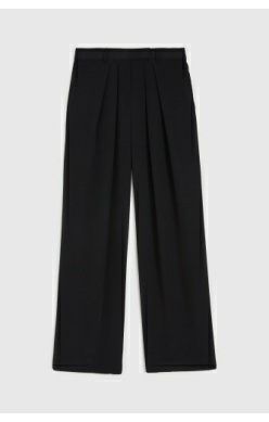 MID WAISTED STRAIGHT LEG PANTS