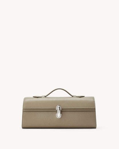 SLIM SYMMETRY POCHETTE IN SMOOTH CALF LEATHER