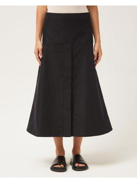 SKIRTS - PANELLED SKIRT WITH FRONT VENT