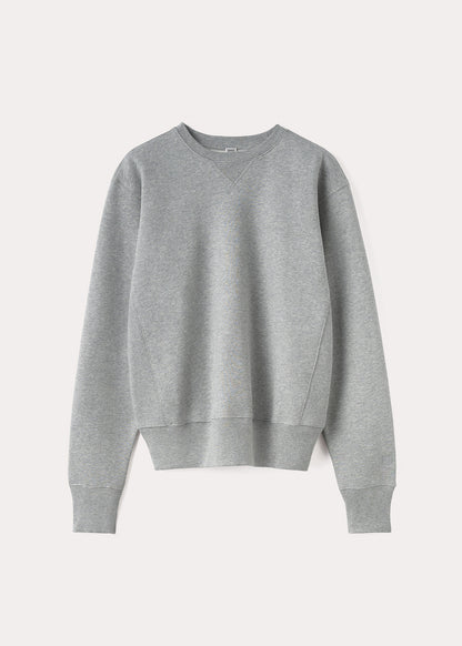 Crew-neck cotton sweatshirt