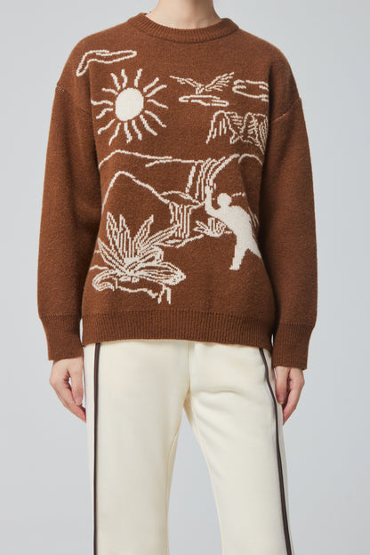 LANDSCAPE JACQUARD KNIT