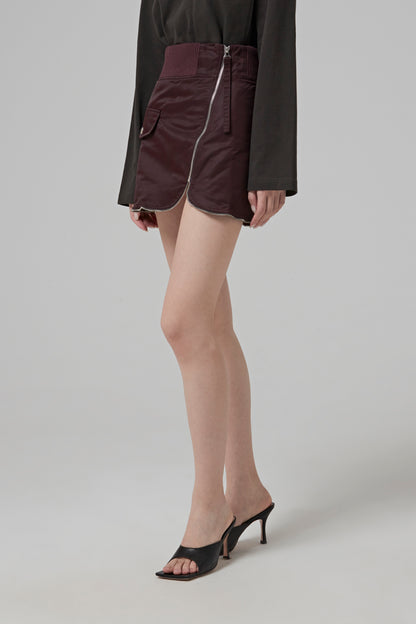 BOMBER SKIRT.AVIATOR