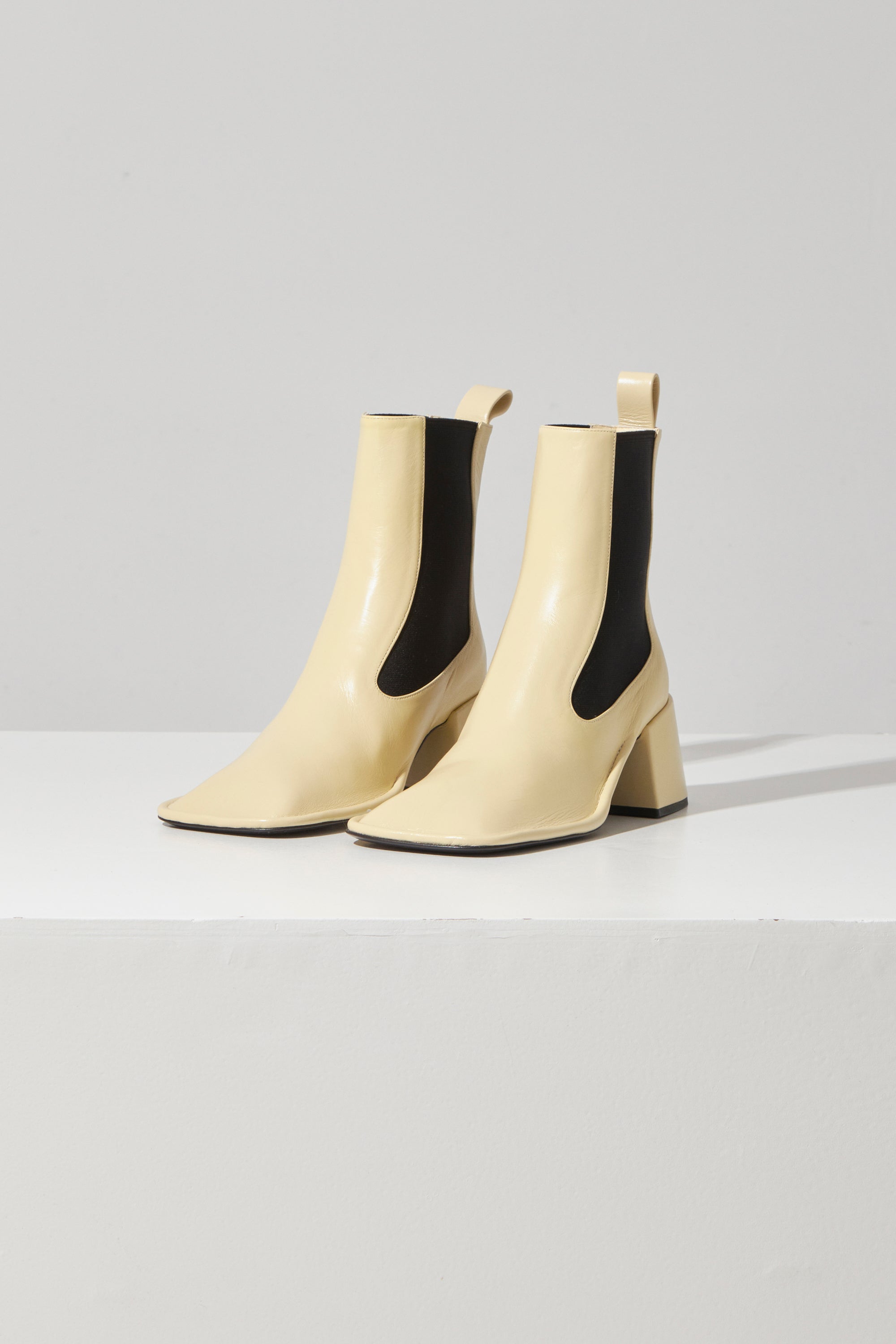 ANKLE BOOT - NIKKI 411 MILITARE+HEEL GIALLO – CHICUN