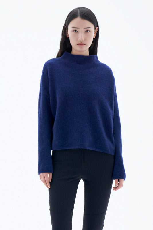 mika yak funnel neck sweater