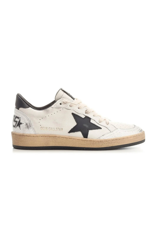 BALL STAR NAPPA UPPER LEATHER STAR AND HEEL CRACK TOE AND SPUR