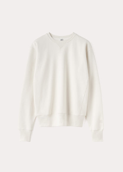 Crew-neck cotton sweatshirt