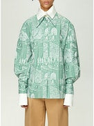 22FW JACQUARD SHIRT - GREEN